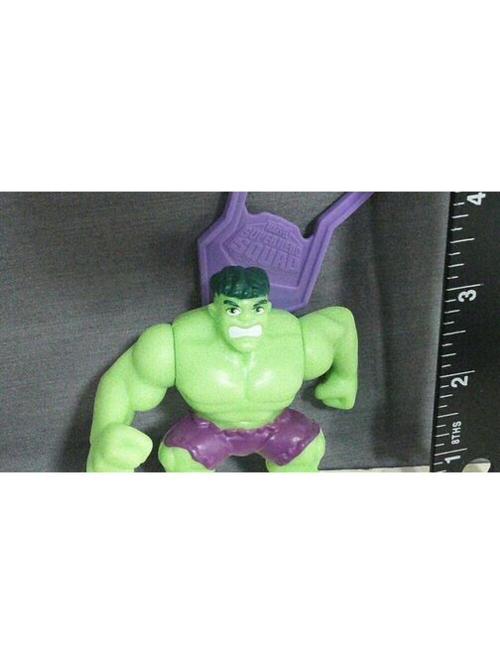 Marvel Super Hero Squad Hulk Action Figure with Purple Stand